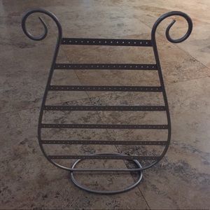 Silver Earring stand